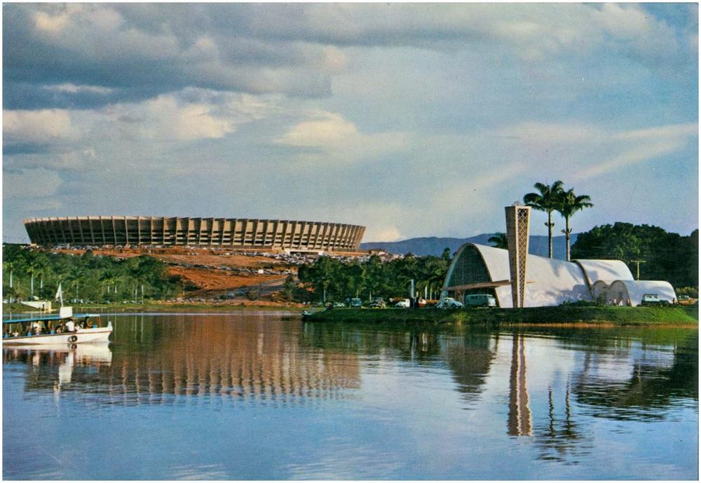 Estadio Governador Magalhaes Pinto Igreja De Sao Francisco De Assis Lagoa Da Pampulha Bel Horizonte